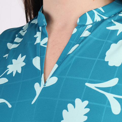 женская безрукавка Nike Breathe Women's Sleeveless Printed Golf Polo – фото для каталога